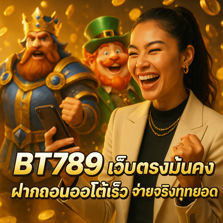 BT789 เว็บตรงมั่นคง ฝากถอนอโต้เร็ว จ่ายจริงทุกยอด