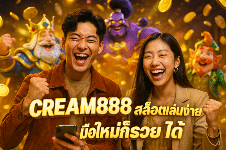 CREAM888 สล็อตเล่นง่าย มือใหม่ก็รวยได้