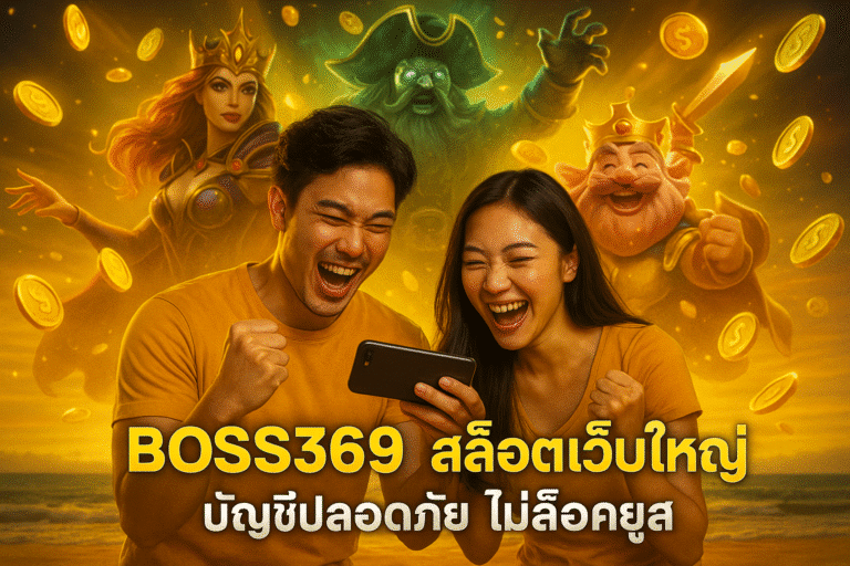 BOSS369 สล็อตเว็บใหญ่ บัญชีปลอดภัย ไม่ล็อคยูส