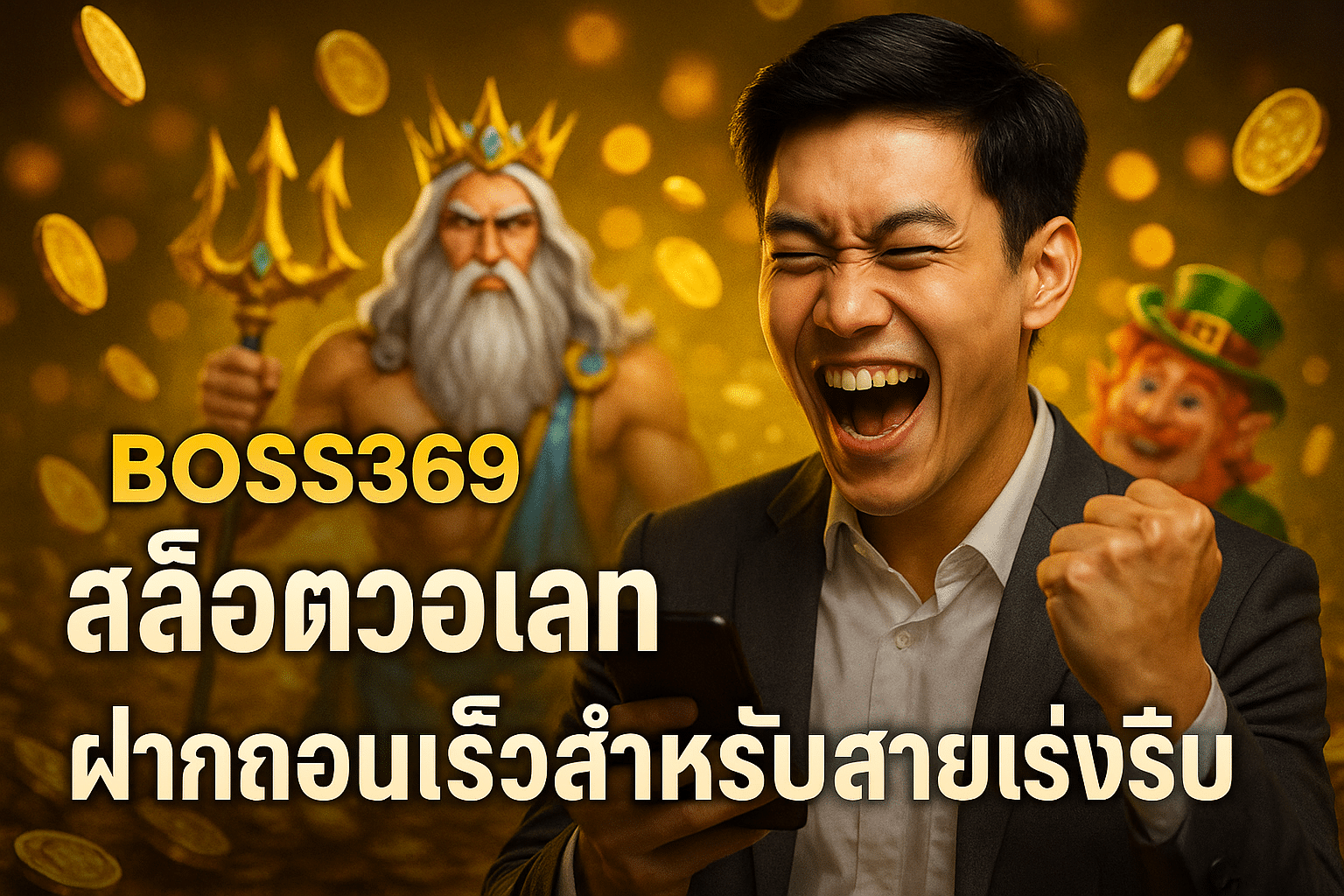 BOSS369 สล็อตวอเลท ฝากถอนเร็วสำหรับสายเร่งรีบ