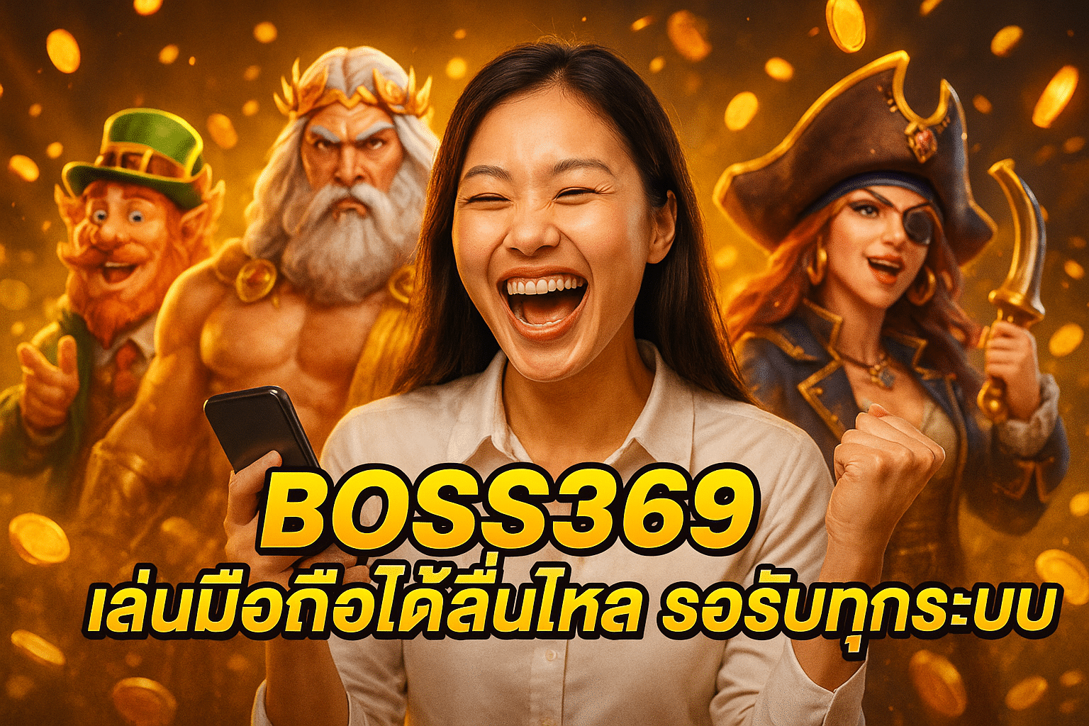 BOSS369 เล่นมือถือได้ลื่นไหล รองรับทุกระบบ